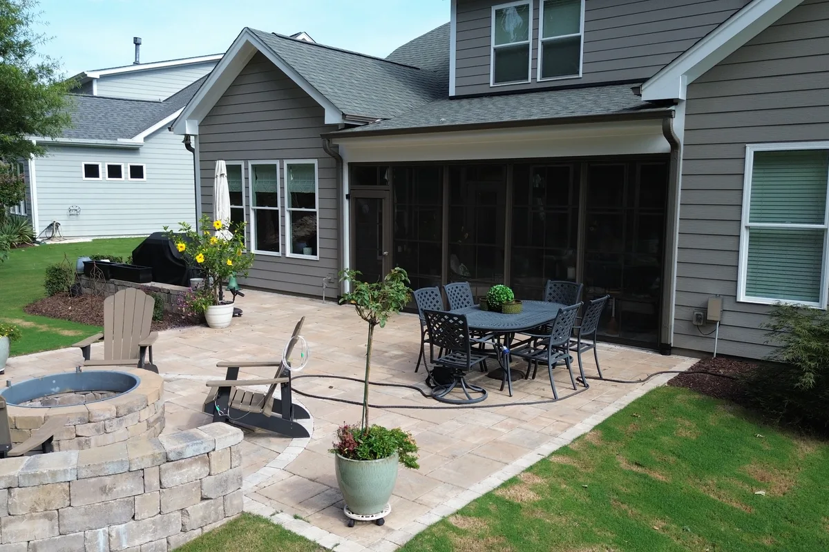 Vinyl film sunroom installation detail in Gaston County North Carolina