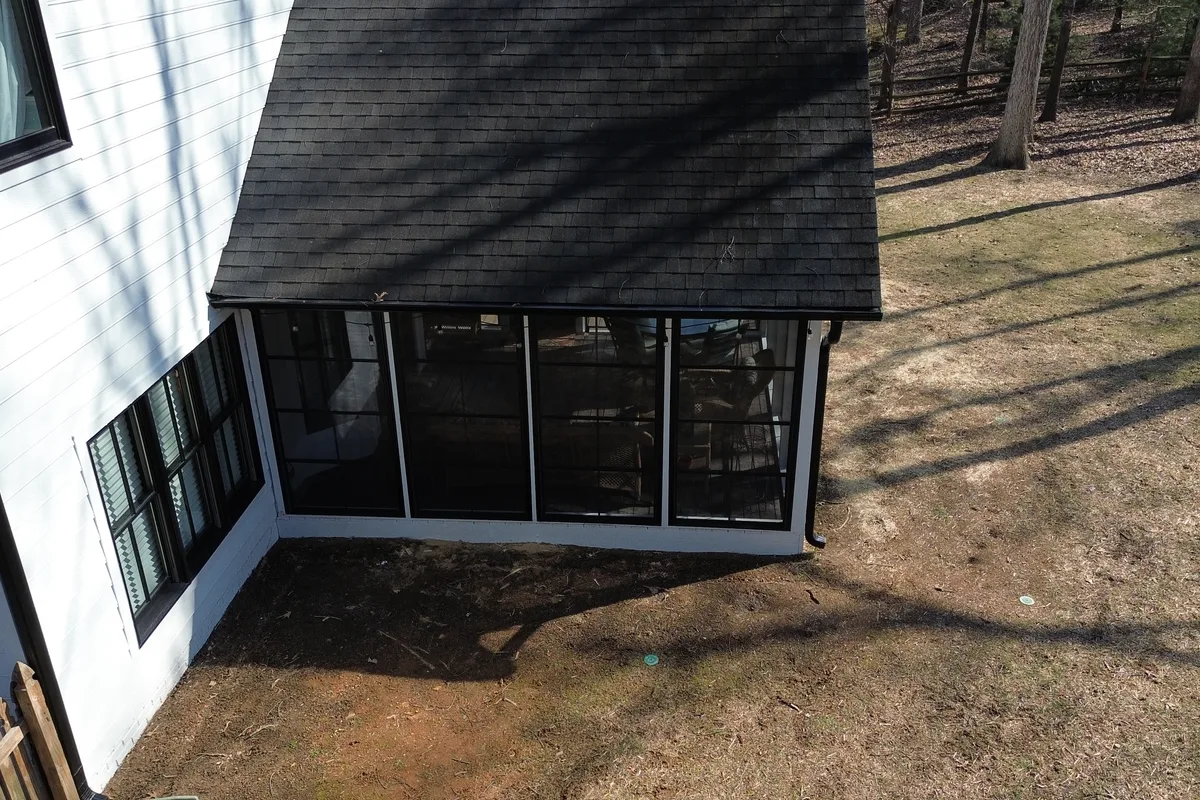 3-season sunroom vinyl film detail Monroe NC contractor